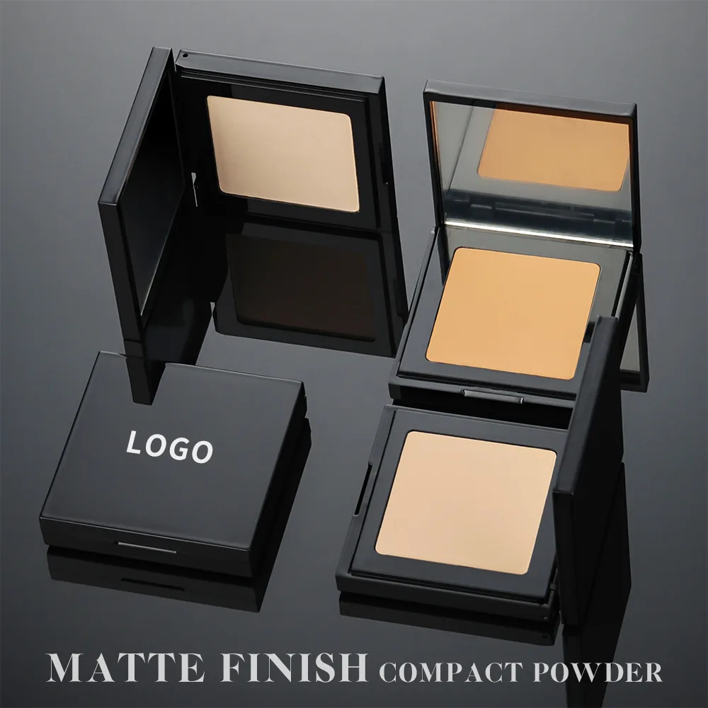 translucent compact private label pressed powder palette face for makeup