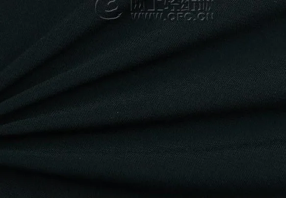 120g Polyester  Nida Fabric With Jima 50d+50d Woven Korean Black Arabian Black Robe Fabric For Abaya Cloth