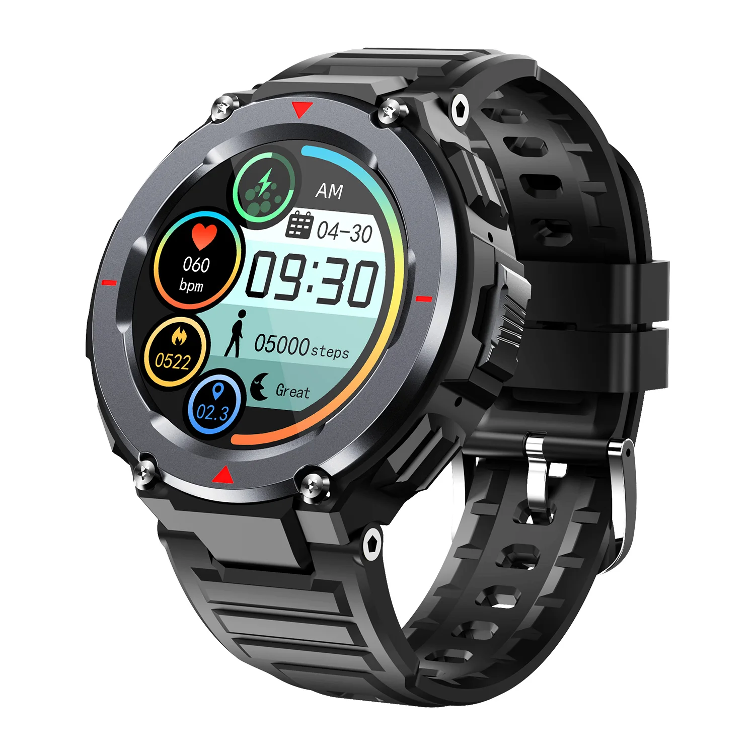 Hot selling bt 5.0 smart bracelet ip68 waterproof smart watch business sport watch for man and women smart watch