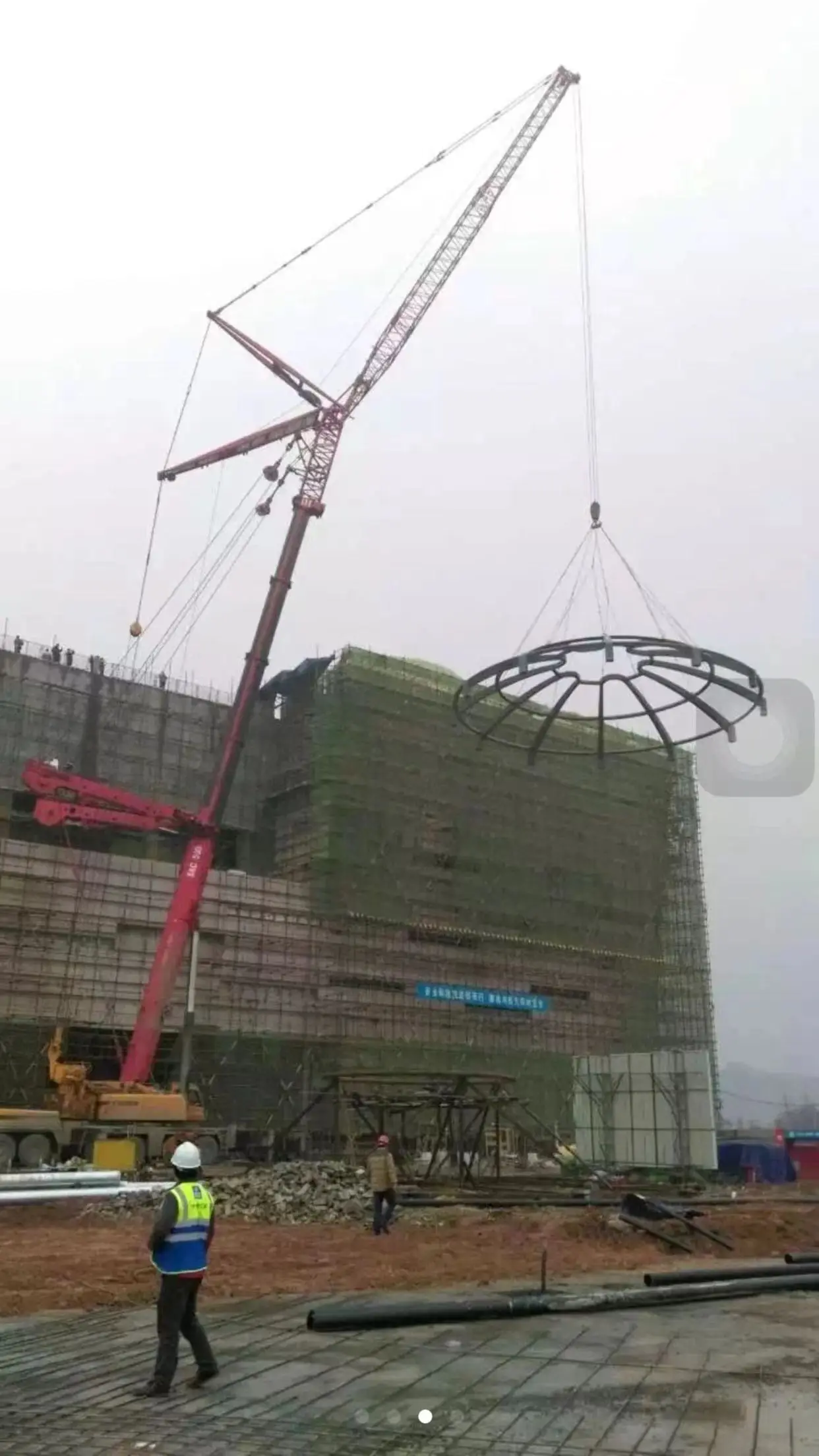 Китай, известный SANY STC3500, Подержанный автокран, грузоподъемность 350 т