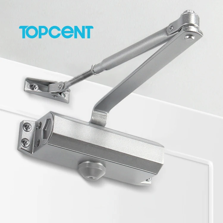 Topcent automatic Sliding hydraulic Door Closer 45kg Heavy Duty soft closing Silent spring Door Closers