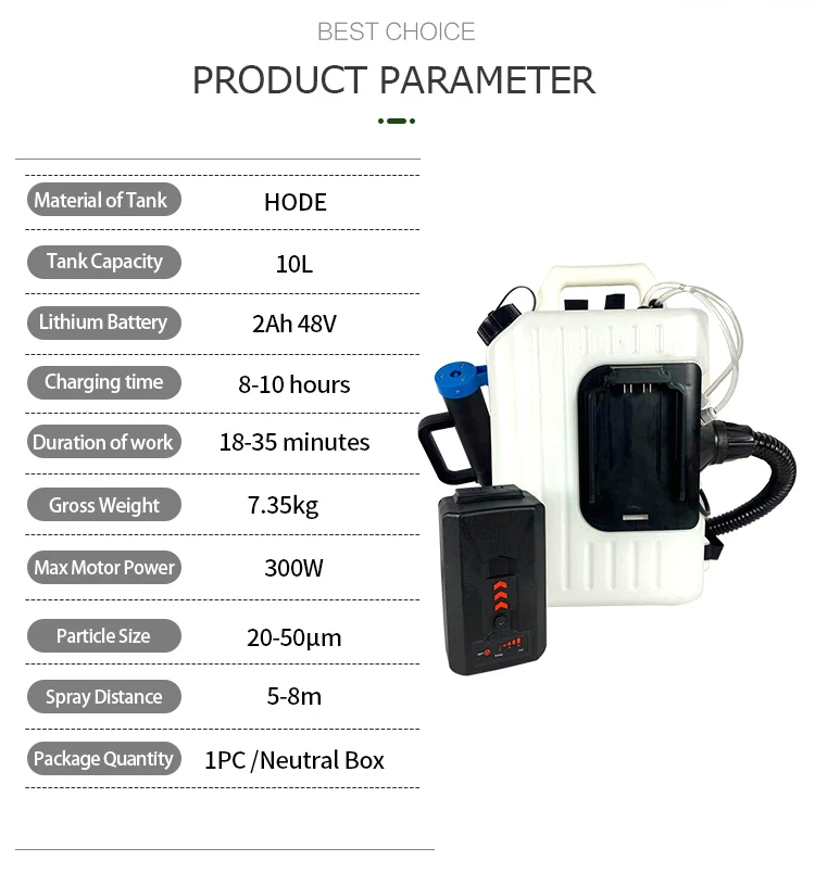Hot sell battery operated backpack sprayer made in China