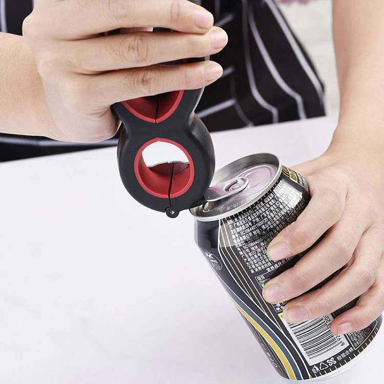 3 Pack Jar Opener Kitchen Gadget Bottle Opener 4/5/6 in 1 Multi-function Can Opener Set
