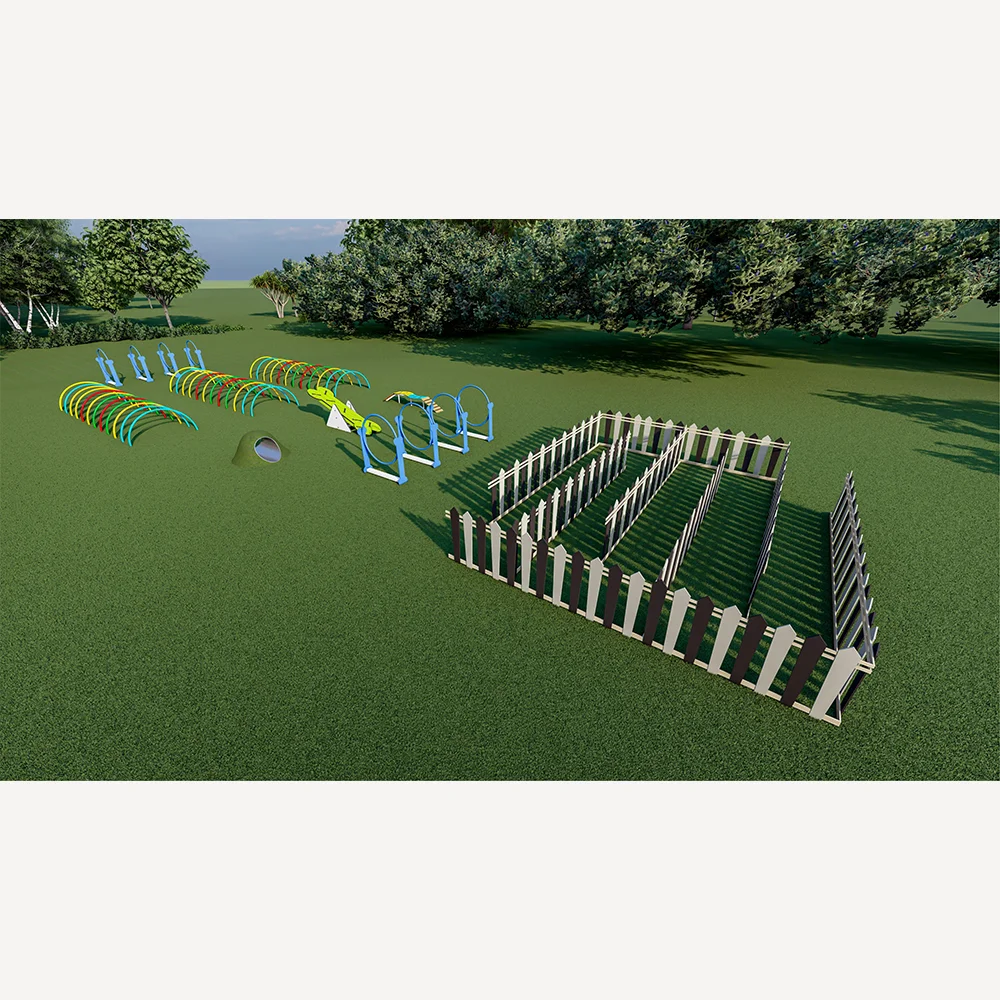 High quality commercial outdoor pet playground equipment dogs garden playground dog playground games for sale