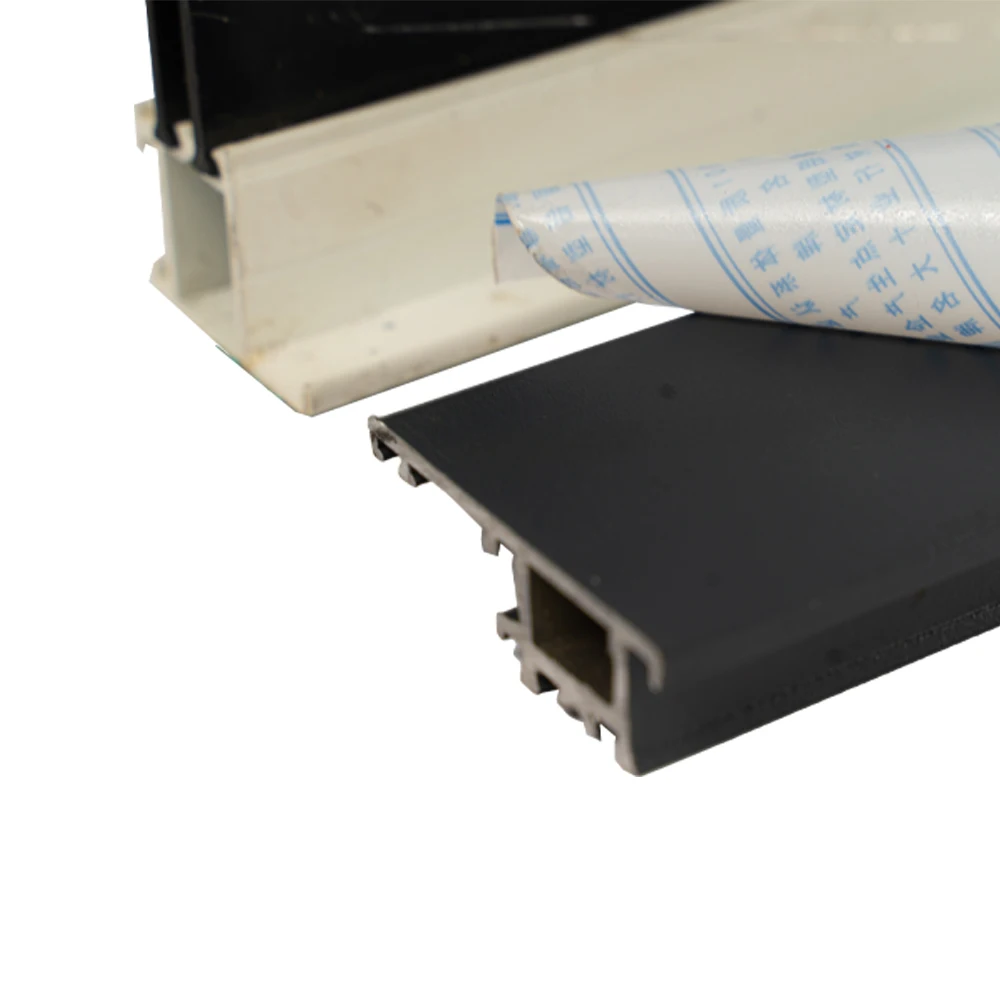 Competitive Price Black And White Water Based Acrylic Temporary Industrial PE Protective Film For Aluminum Profiles