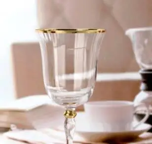 Phnom Penh fine line wine drinkware Champagne crystal glass Set Northern European family goblet wine glasses