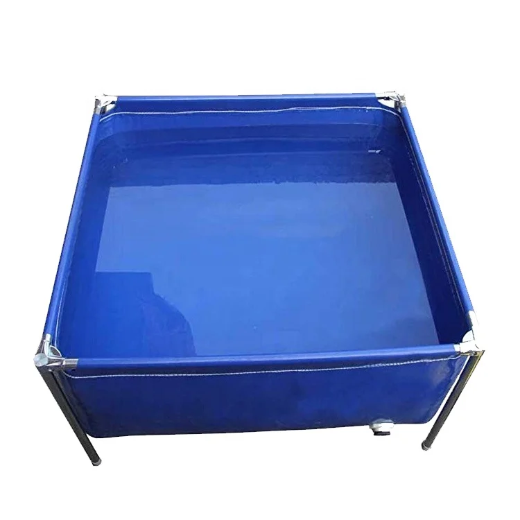 Round Shape Collapsible PVC Coated Fish Pond Tank Material Tarpaulin Cover