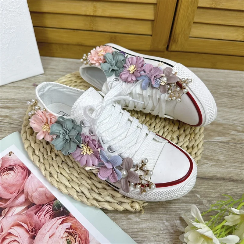 Custom Casual Men Breathable Rubber Sole Walking Style Vulcanize Shoes Canvas Trendy Shoes