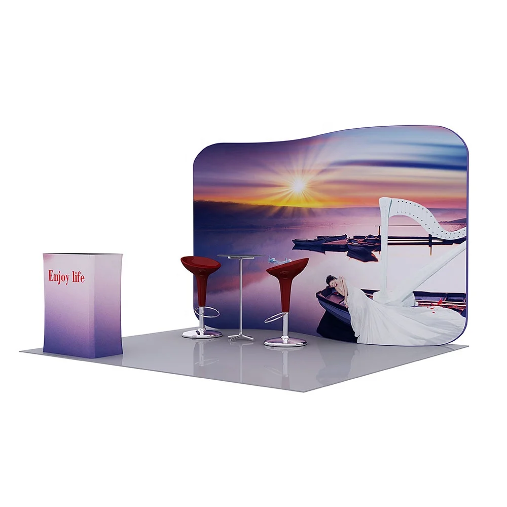 OEM Custom Fast Easy SetUP Modular Flexible Quick Exhibition Stands Displays Booth Stands For New Product Launch Or Event