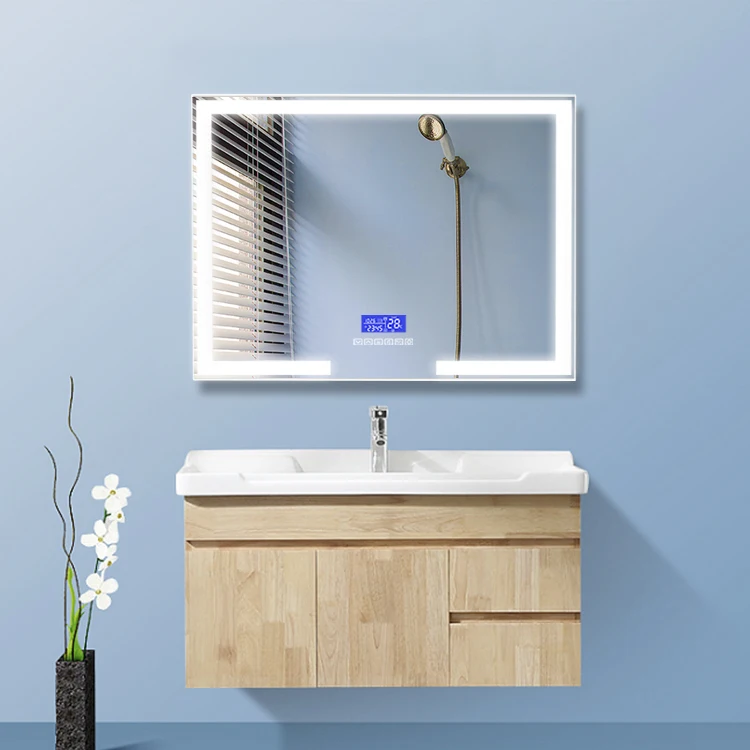 Mirror Led Frameless Touch Rectangle Bathrooms mirror with LED Light