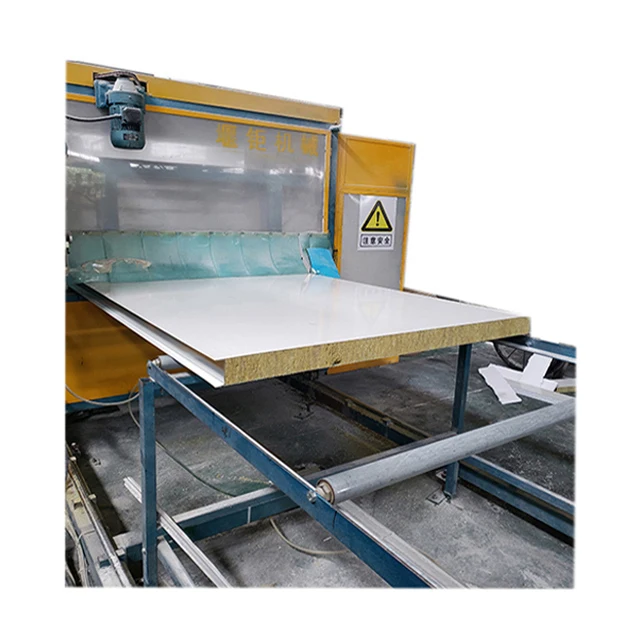 Fireproof 50 mm/75 mm/100 mm rock wool fireproof clean room wall panels for clean room project