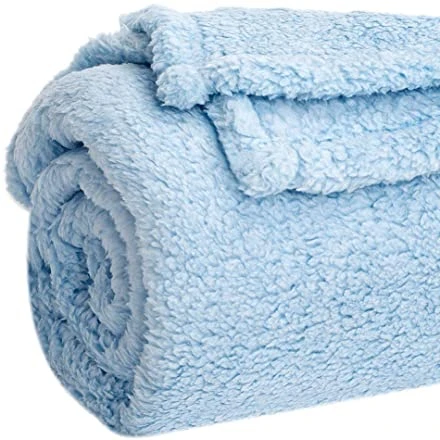 Hot Sale Pet Blanket Comfy Soft Warm Baby Blankets Plush Sherpa Throw Blankets