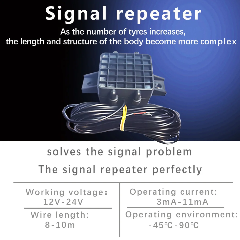 Big Vehicle TPMS for Truck Trailer and Bus Tire Pressure Monitor Monitoring System Tyredog TPMS
