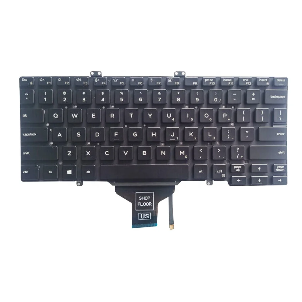 HK-HHT US backlight laptop keyboard for DELL Latitude 3400 5400 5401 5410 5411 7400 7410 Keyboard