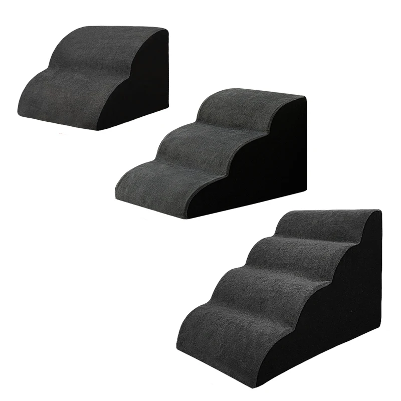 Eco-Friendly Non-Toxic Detachable Washable Sponge Climbing Ladder 3-Layer or 4-Layer Pet Cat Dog Stairs for Indoor Playground