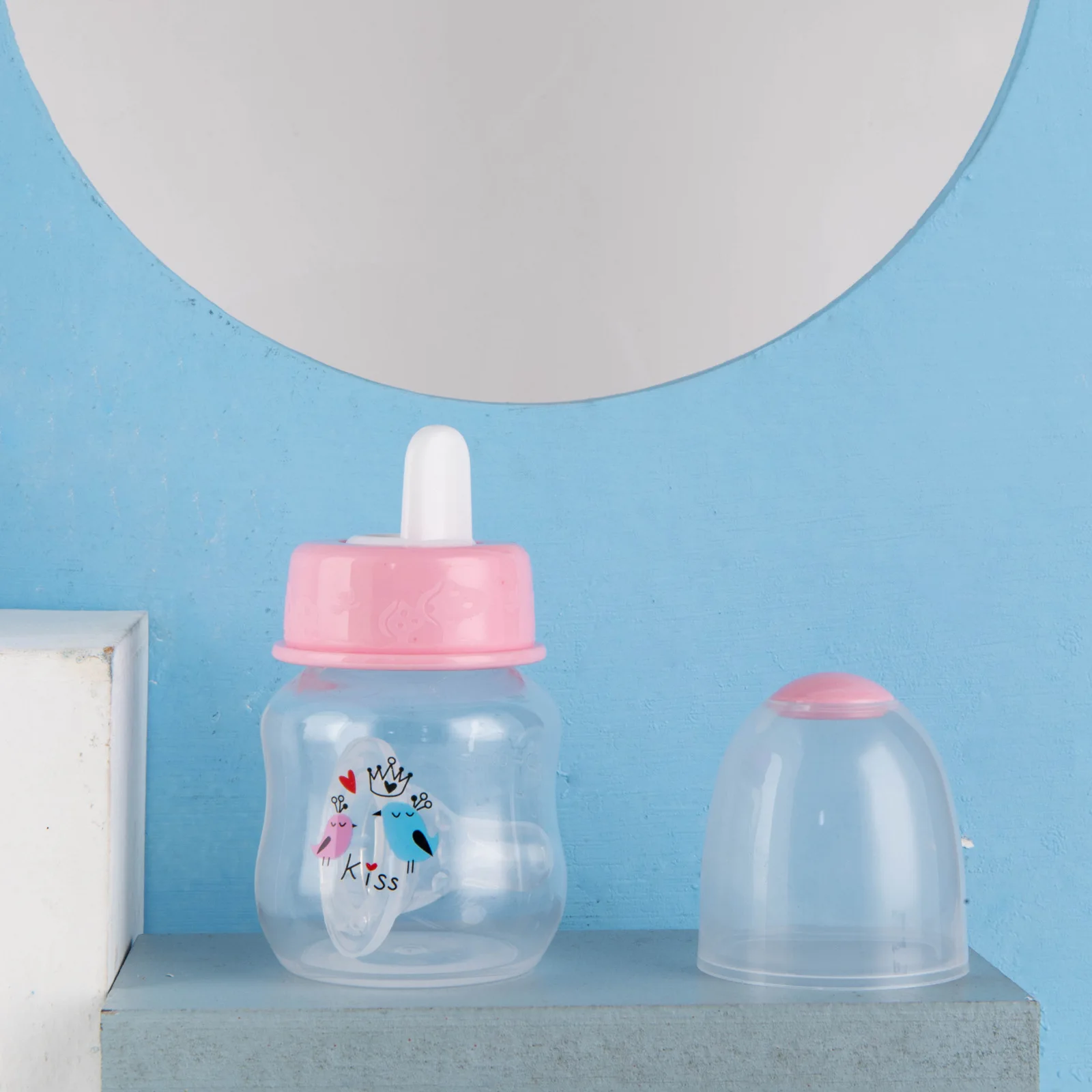 60ml Anti-fall Newborn Baby Feeding Bottle Cartoon Factory Wholesale Pp Milk Bottle For Baby Small Feeding Bottle Travel