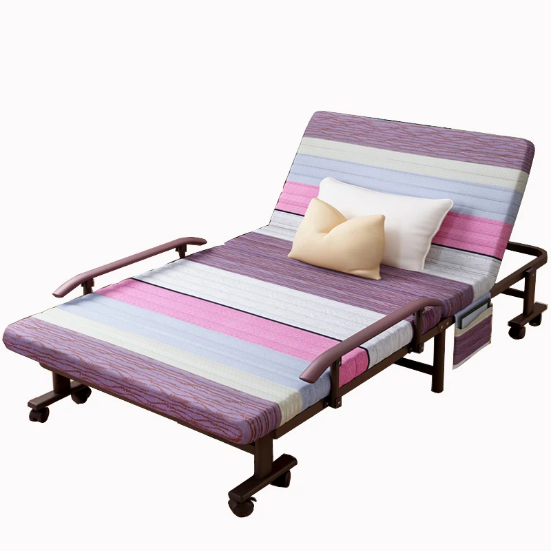 Folding Queen Size Bed Metal Frame Wall Adjustable Sofa Bed Transformer Furniture with Storage Feature