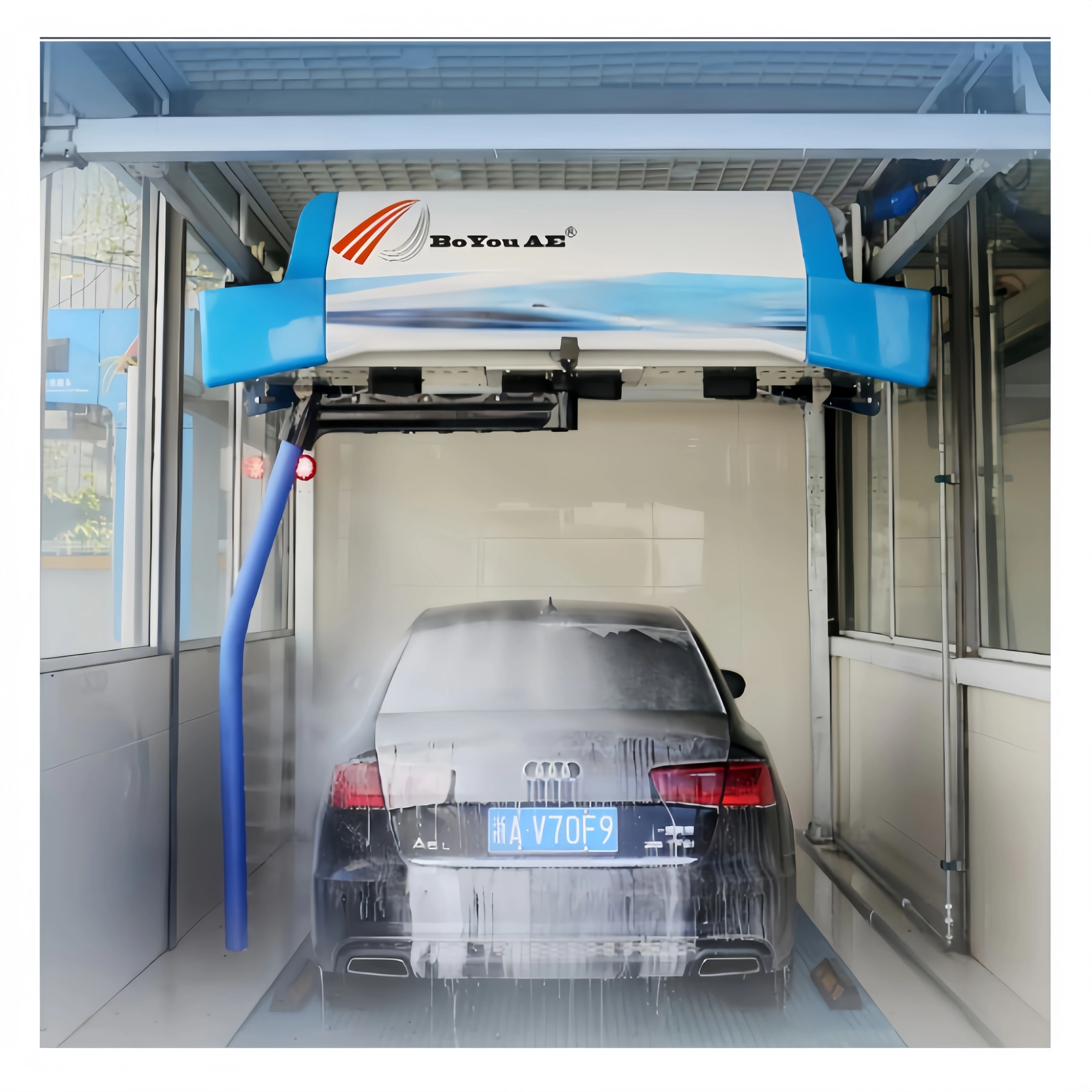 Factory wholesale price Stainless steel automatic high pressure touchless Car wash machine for Gas station