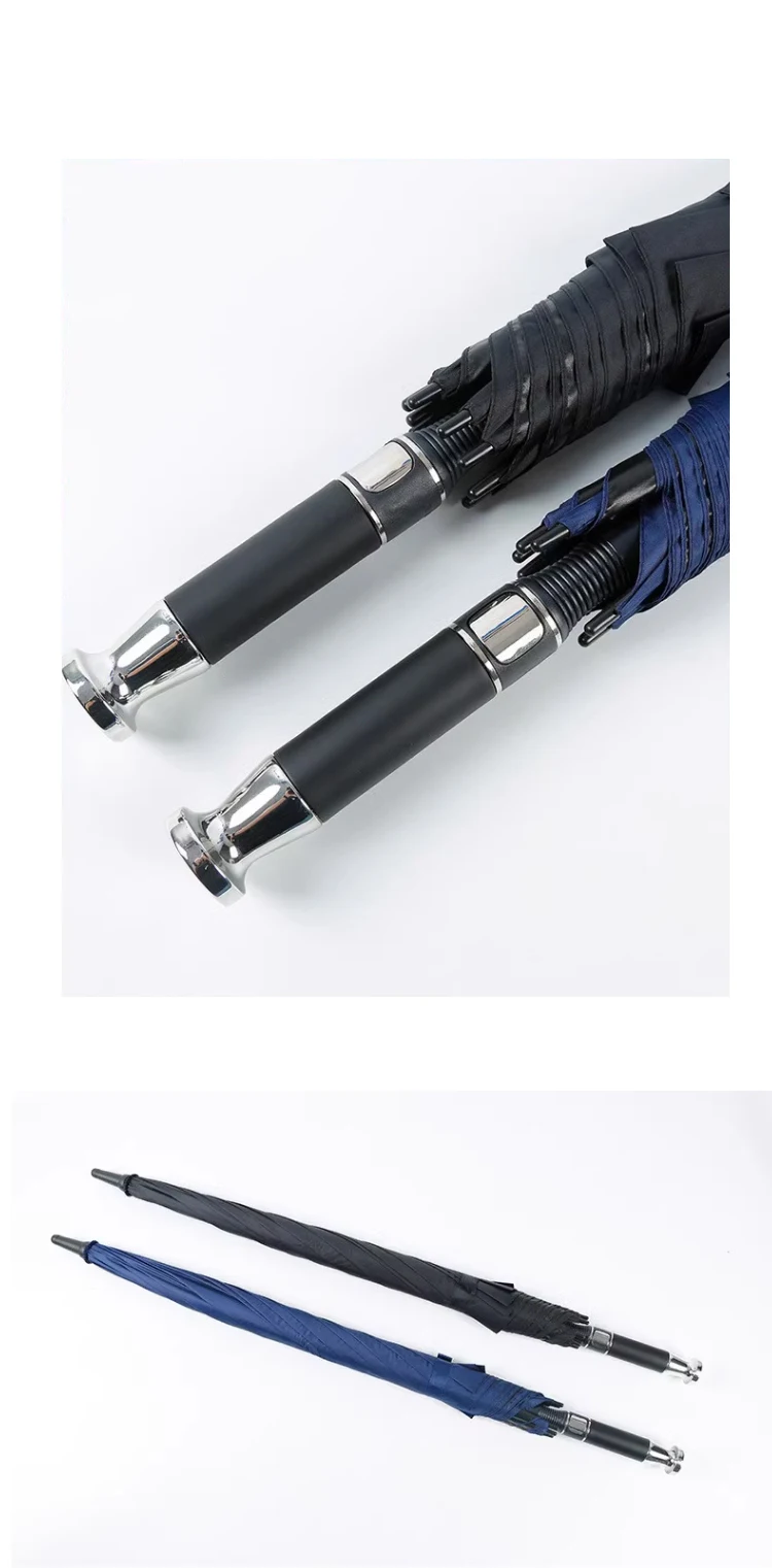 Umbrella Factory Wholesale Luxury big Golf Umbrella 120cm Fiber Ribs Pongee Promotional Umbrella with Custom Logo Print