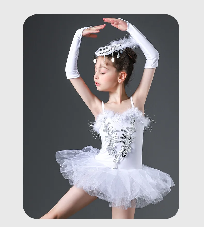 Kids Toddler Girls Professional Costumes Classical Dancing Ballet Tutu skirts for kids