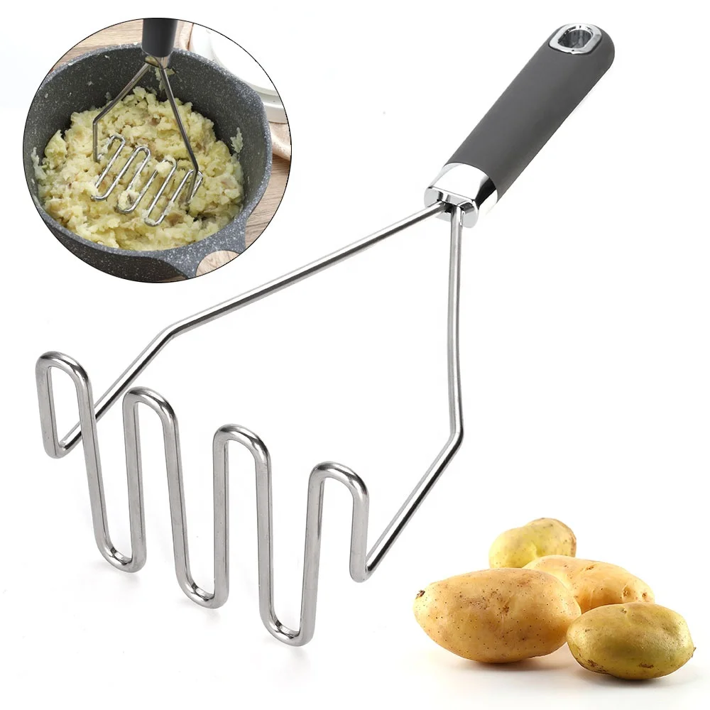 Kitchen Accessories Mashed Potatoes Stainless Steel Avocado Potato Masher Ricer