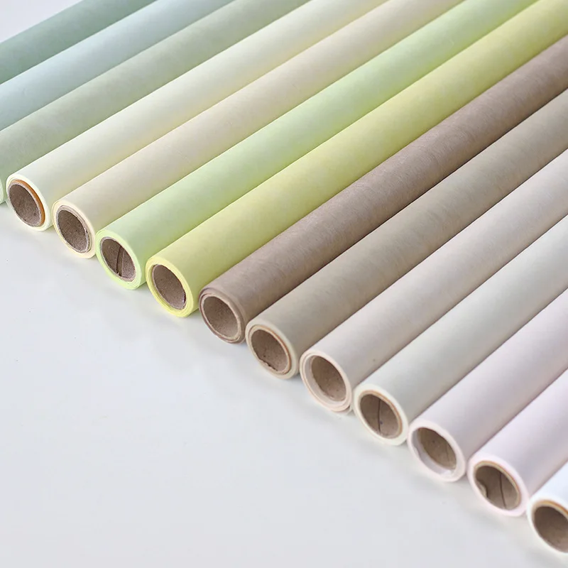 JOYWOOD New Wrapping Tissue Paper Bouquet Wrapping Paper Wrapped Flowers Gift Flower Packaging Materials 60CMx10yards