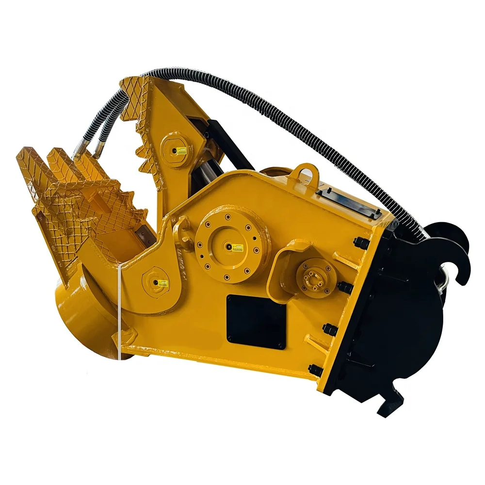 Weixiang Excavator Attachment Demolition Shear Concrete Crusher Hydraulic Rotating Pulverizer