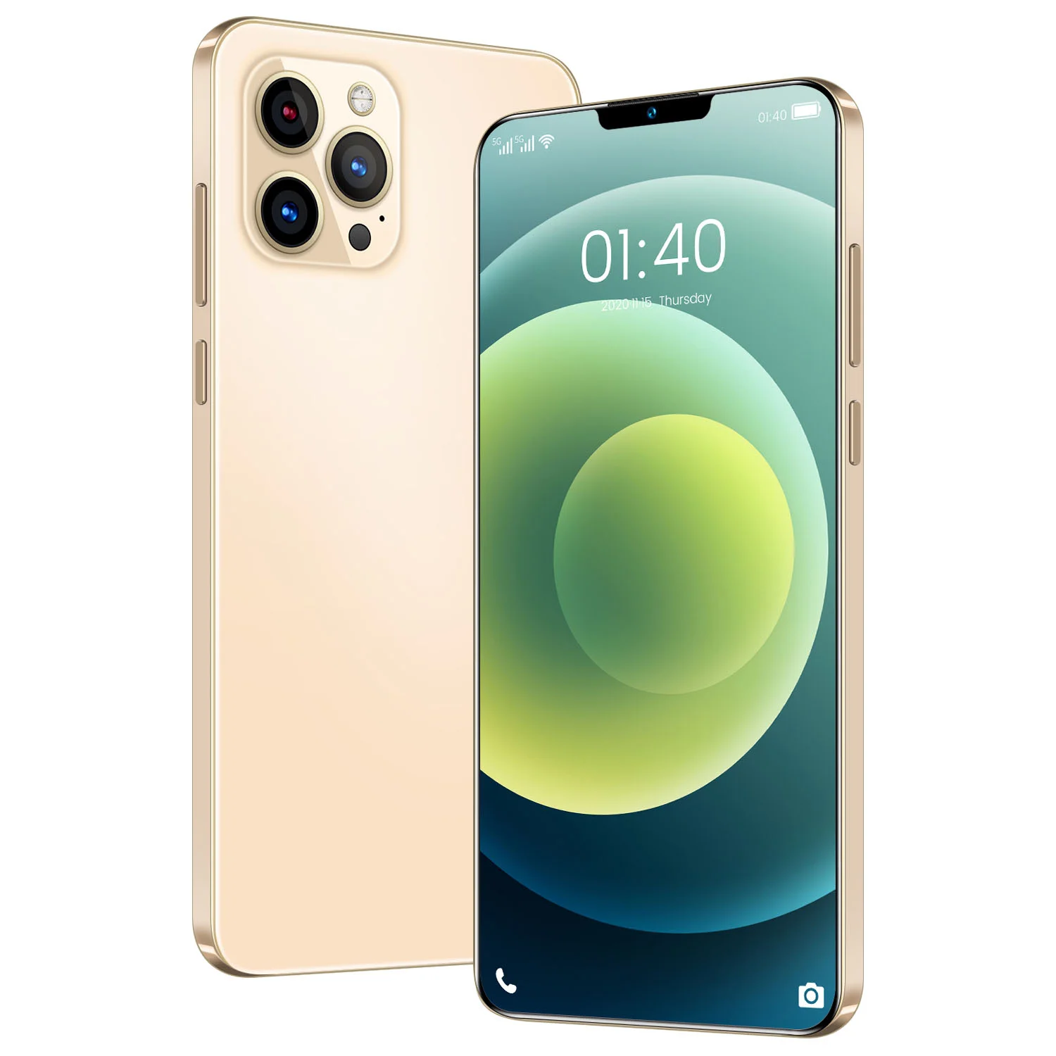 i12 Pro Max + 6.7 inch 12GB + 512GB Android smartphone 10 core 5G LET phone 3 camera MTK6889 face ID unlock mobile phone