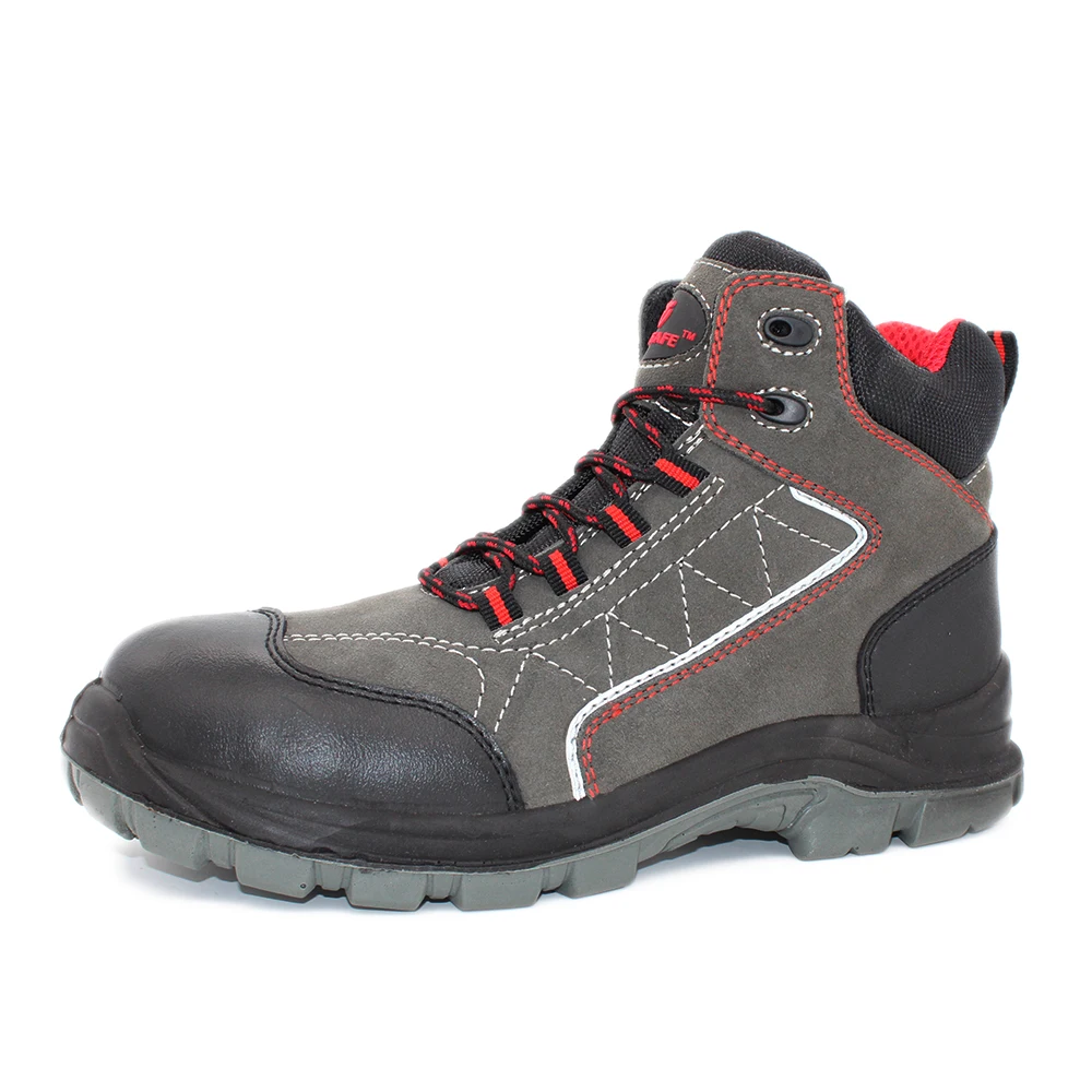 High Quality Executive Comfortable Factory Price Steel Toe Suede Leather Farmer Mens Safety Shoes