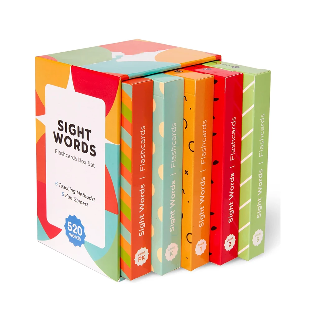 Полноцветная печать на заказ детская игровая карта флэш-карта Дошкольная образовательная картонная