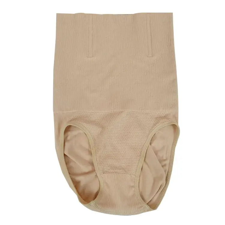 High Waist Tummy Control Panties For Women Slimming Body Shaper Butt Lifter Underwear Mesh Brief Cross Compression Waist Shaper