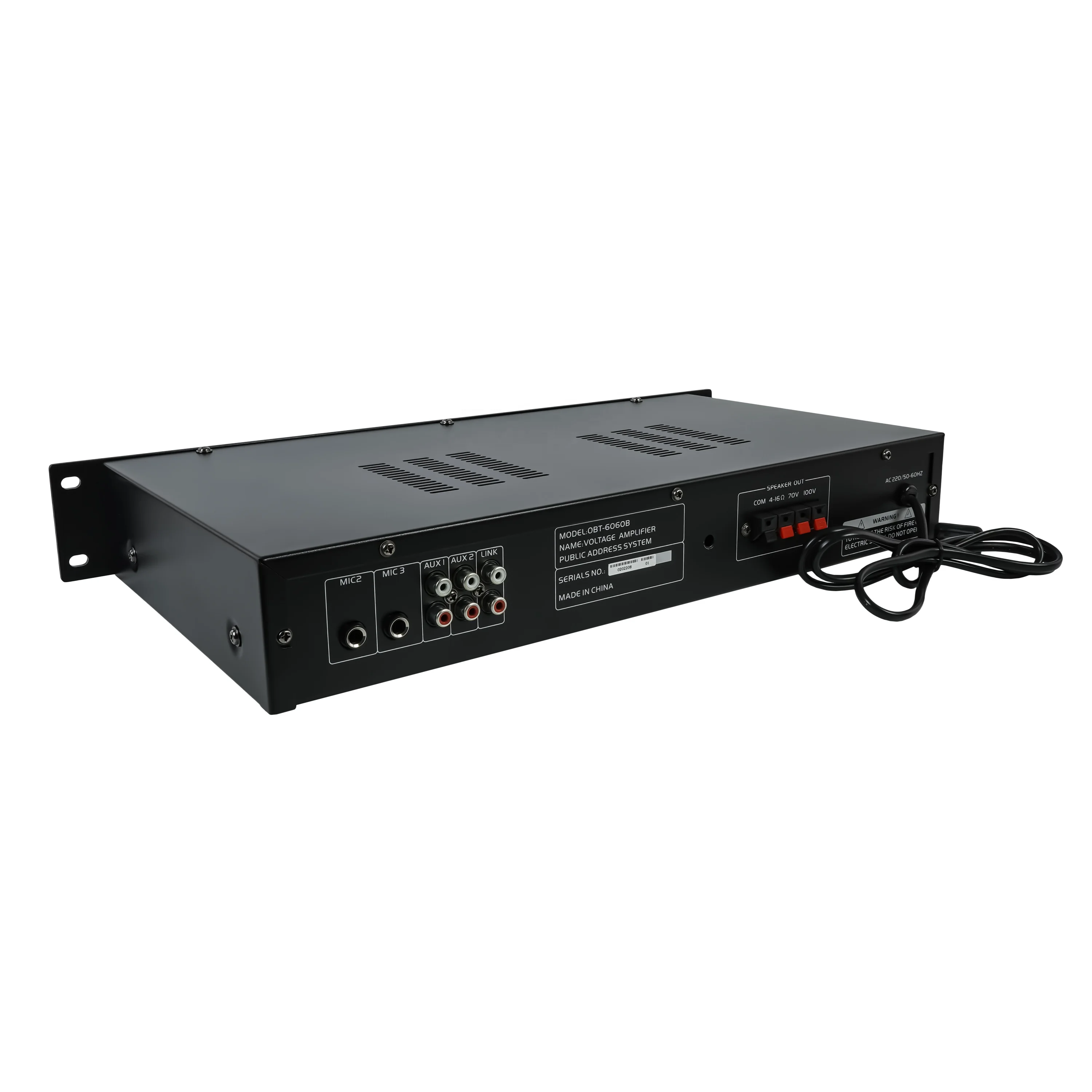 OBT-6060B Public Address System 80db Proportional Adjustable Professional Indoor Speaker Home Amplifier