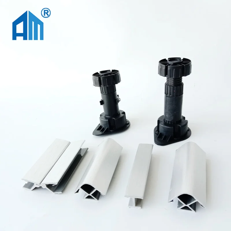 The most popular customized size waterproof pvc aluminum skirting board