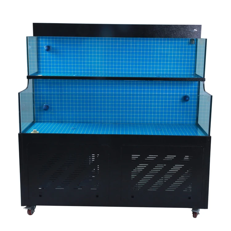 Manufacturer Commercial Supermarket/restaurant Live Seafood Storage Display Tank for Crab Lobster Fish