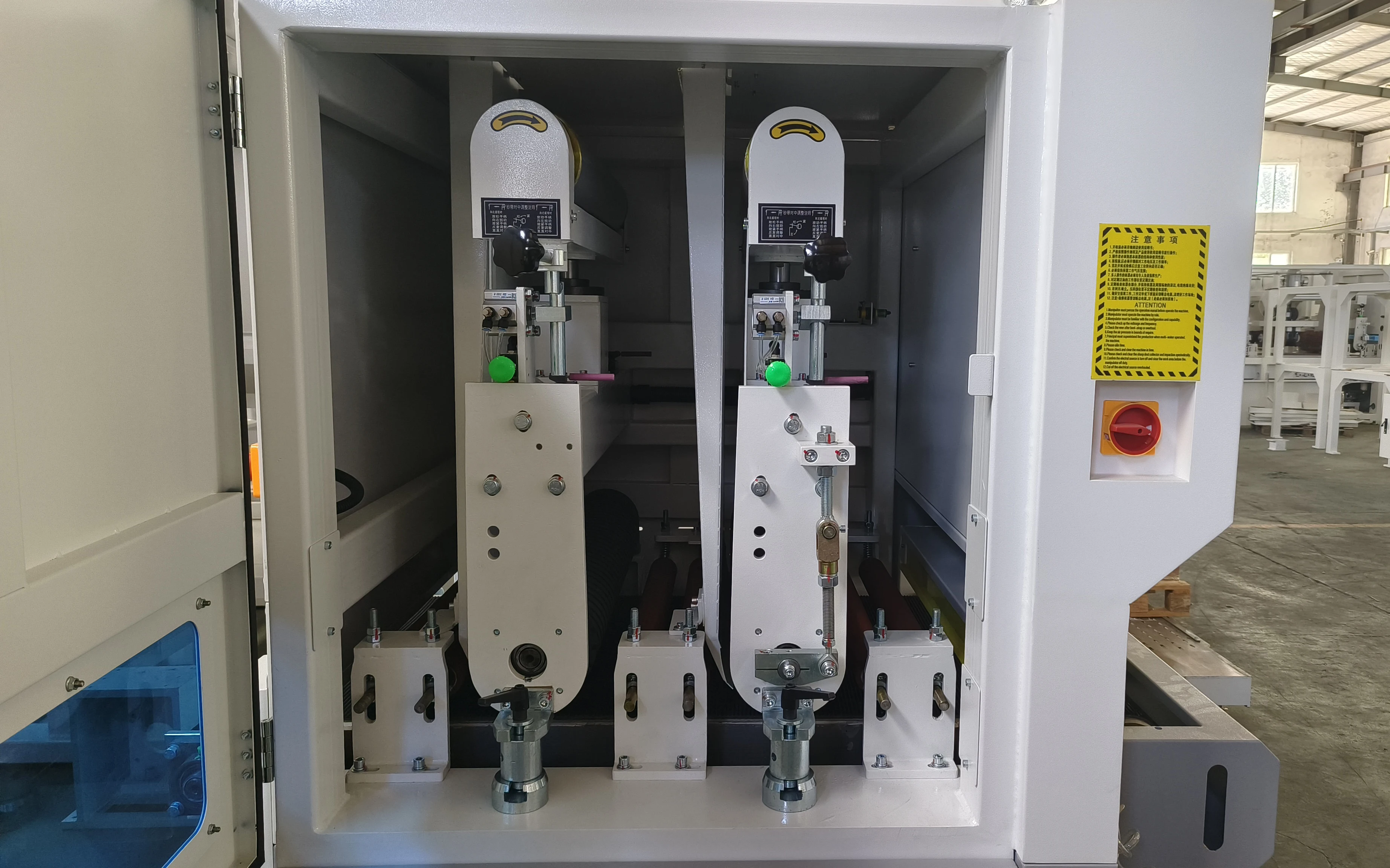 Stainless Steel Sheet Edge Grinding Polishing Deburring Machine For Laser Cutting Sheet Metal Burrs Removal