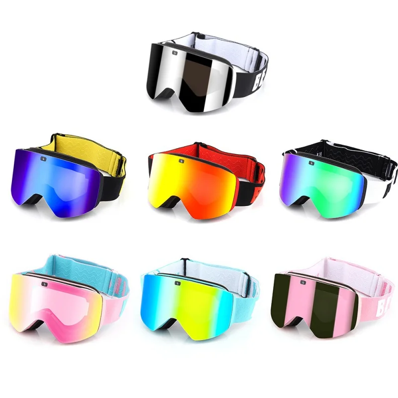 Ski Goggles Snowboard Eyewear Double Layers Anti-fog Cylindrical Ski Glasses Goggles UV400 Protection Ski Glasses Snow Goggles