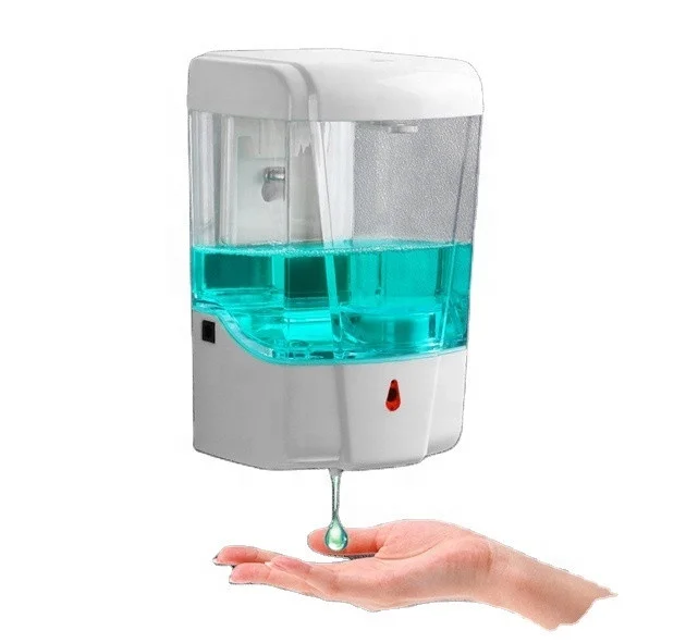 Foaming Soap Dispenser Dispenser Pumps with ABS Top Sell 750ML Amber in White Wall Mounted Hand Liquid Soap Dispenser