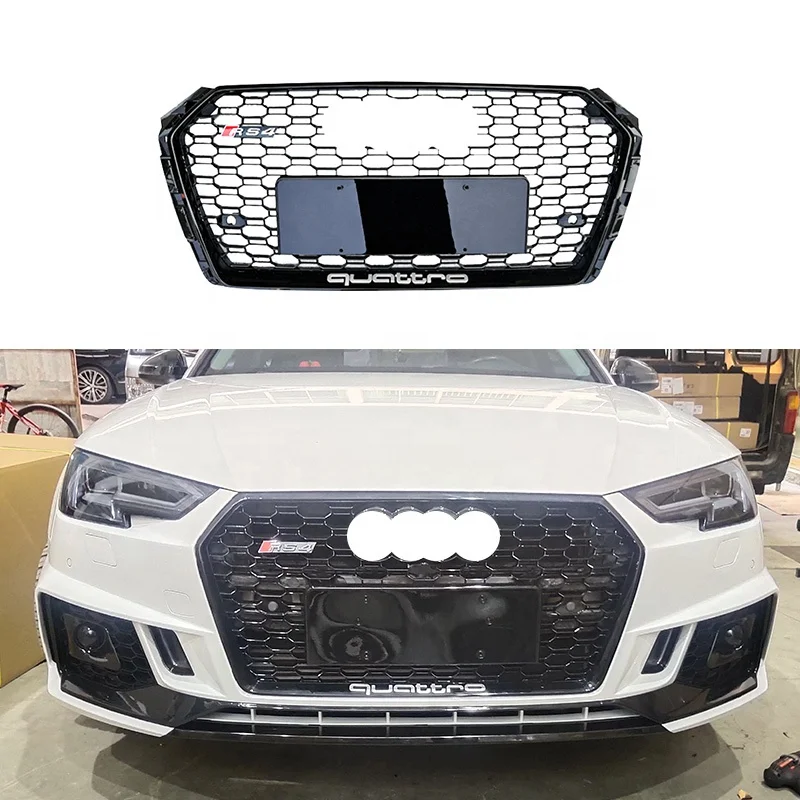 Автомобильный гриль в стиле RS4 для Audi A4 S4 B9 передний решетчатый виде сот facelift автогриль запасные части