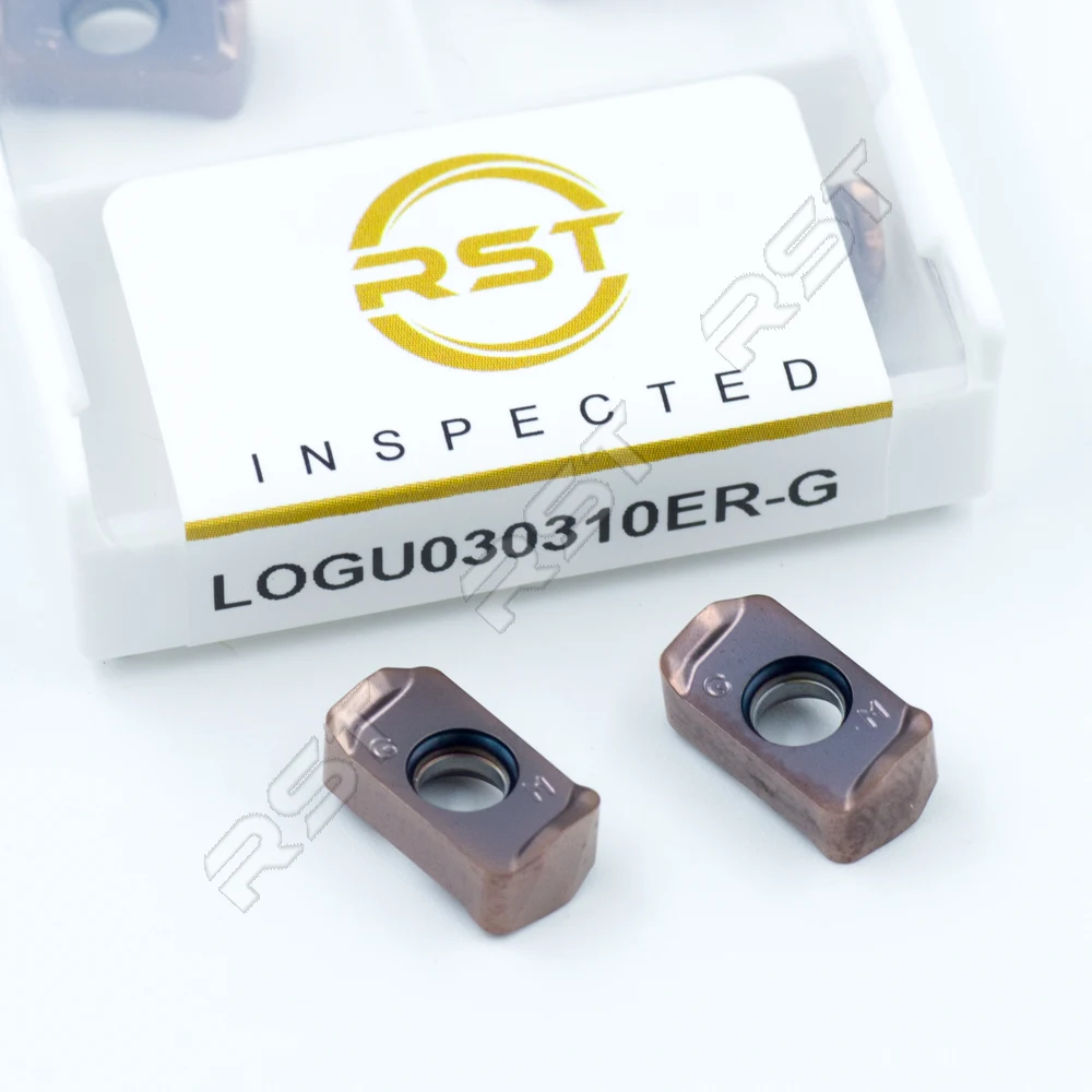 LOGU030310ER-G фрезерные вставки из карбида вольфрама используемые для станков с ЧПУ мытья металла алюминия нержавеющей стали