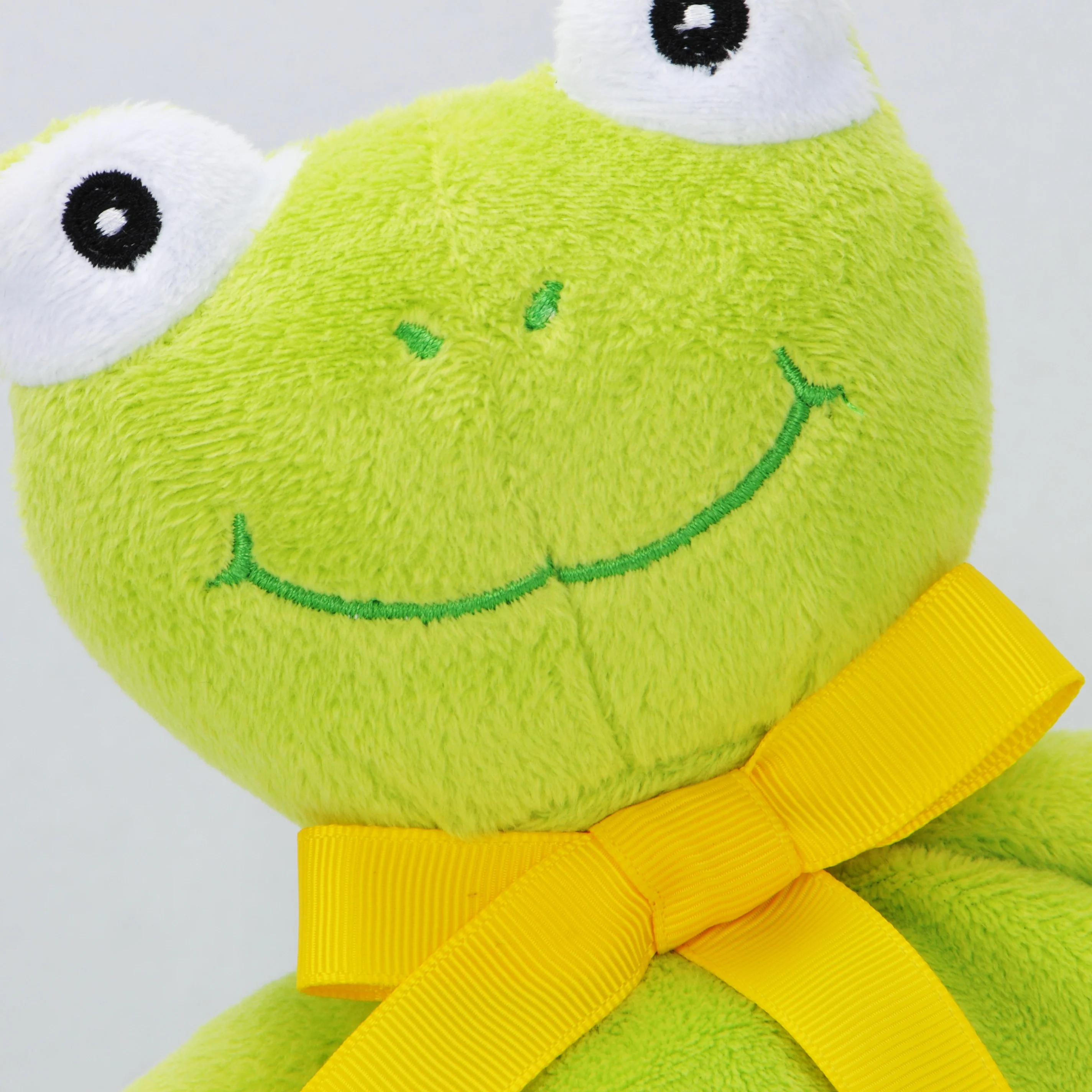 
super soft cute stuffed cuddle plush toy animal frog head baby animal pillow blanket baby security 