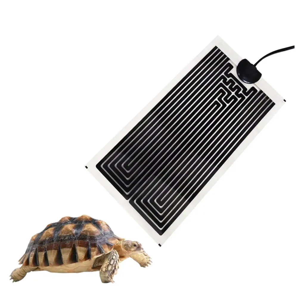 7W Us Eu Au Uk Plug Reptile Pet Heating Pad Mat Warmer For Reptile With Temperature Controller For Turtle,Tortoise,Snakes,Lizard