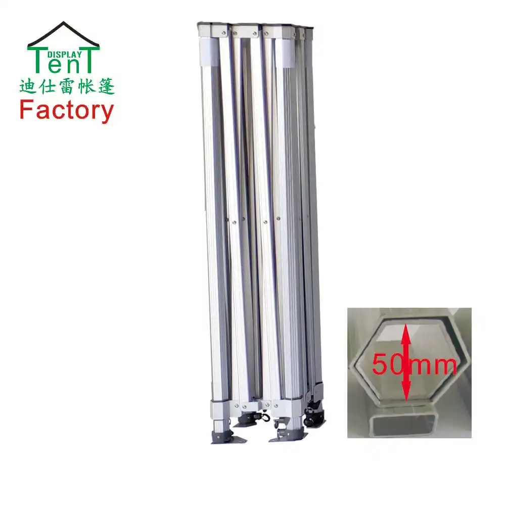 
custom branded pop up canopy trade show tent frame marquee with hexagonal 50mm leg aluminum marquee frame 