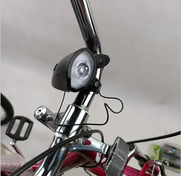 Bright USB Electric Bicycle Accessories Rechargeable Outdoor Front Led Light Set with speaker