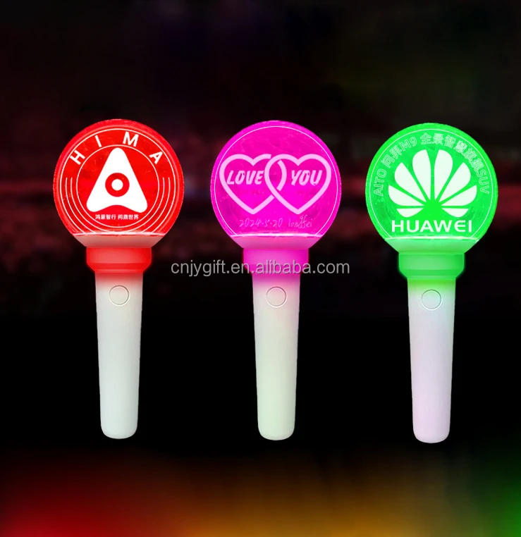 Flashing POV Projection Imaging Wireless Remote Control Hand Light Stick 15 Color Ball Rechargeable Party Ball Game Support Lamp