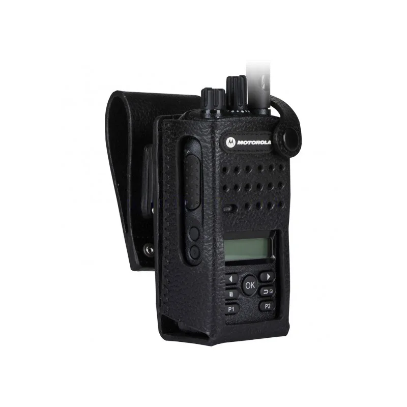 PMLN5865 PMLN5865A Hard Leather Carry Case for motorola  Two Way Radio walkie talkie bags