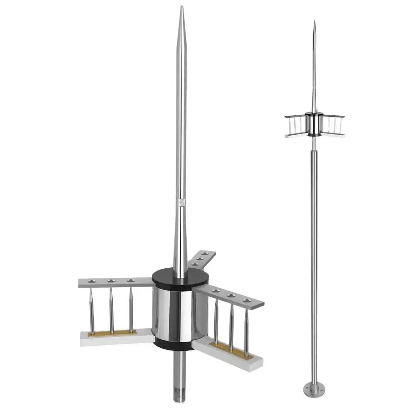 2023 Custom Wholesale Lightning Protection System ESE Stainless Steel Building Lightning Rod Manufacturer