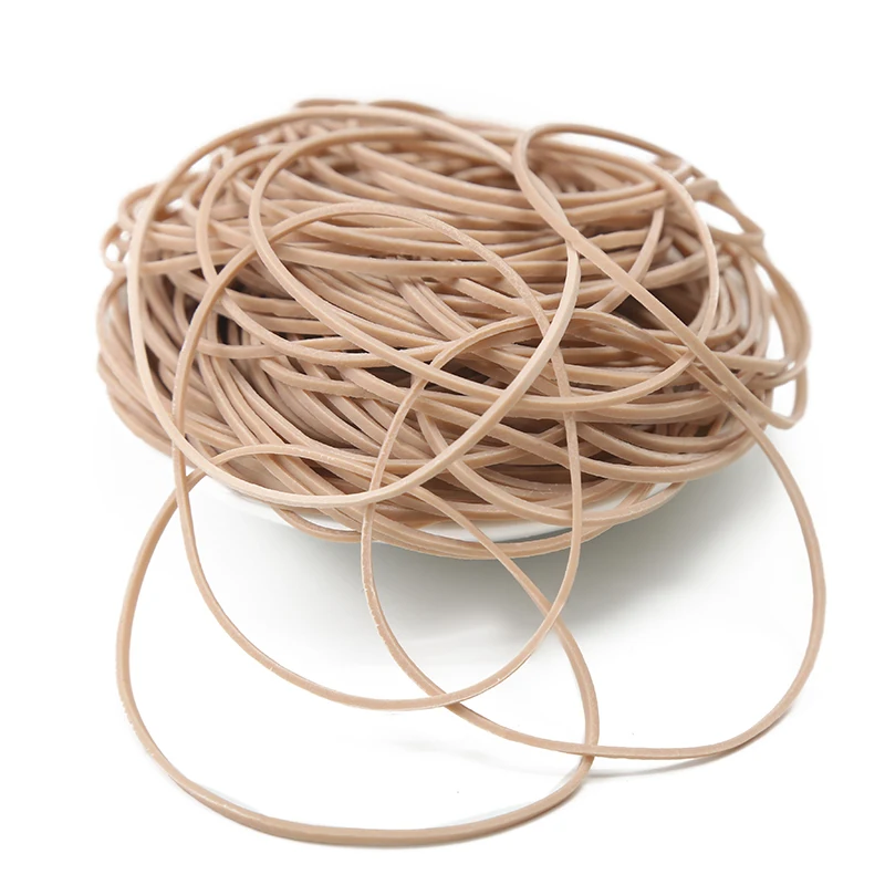 Best selling durable friendly high elasticity reusable nature rubber bands for School Home and Office Use Stationery Supplies