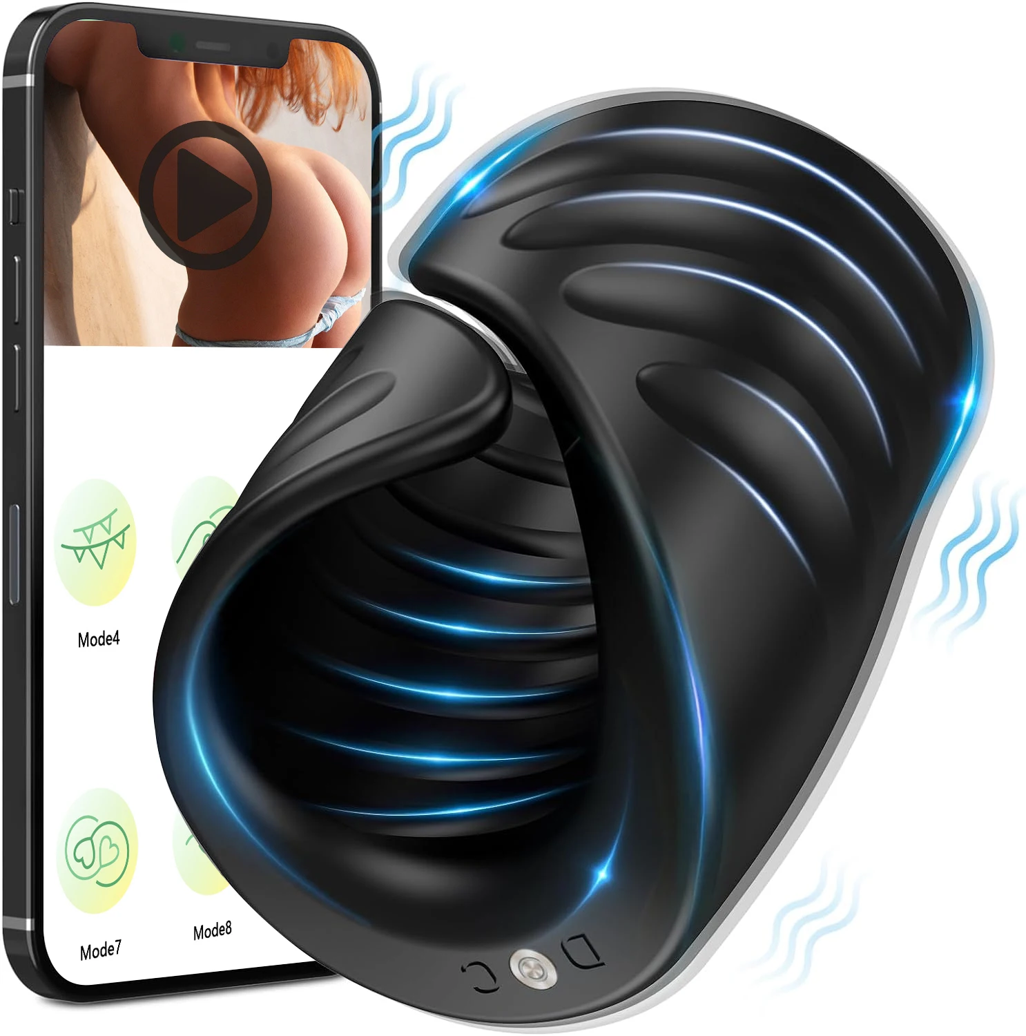 Dildos for man cock ring Vibrator dildos for men Massaging  Delay Ejaculation Ring Toy For Men