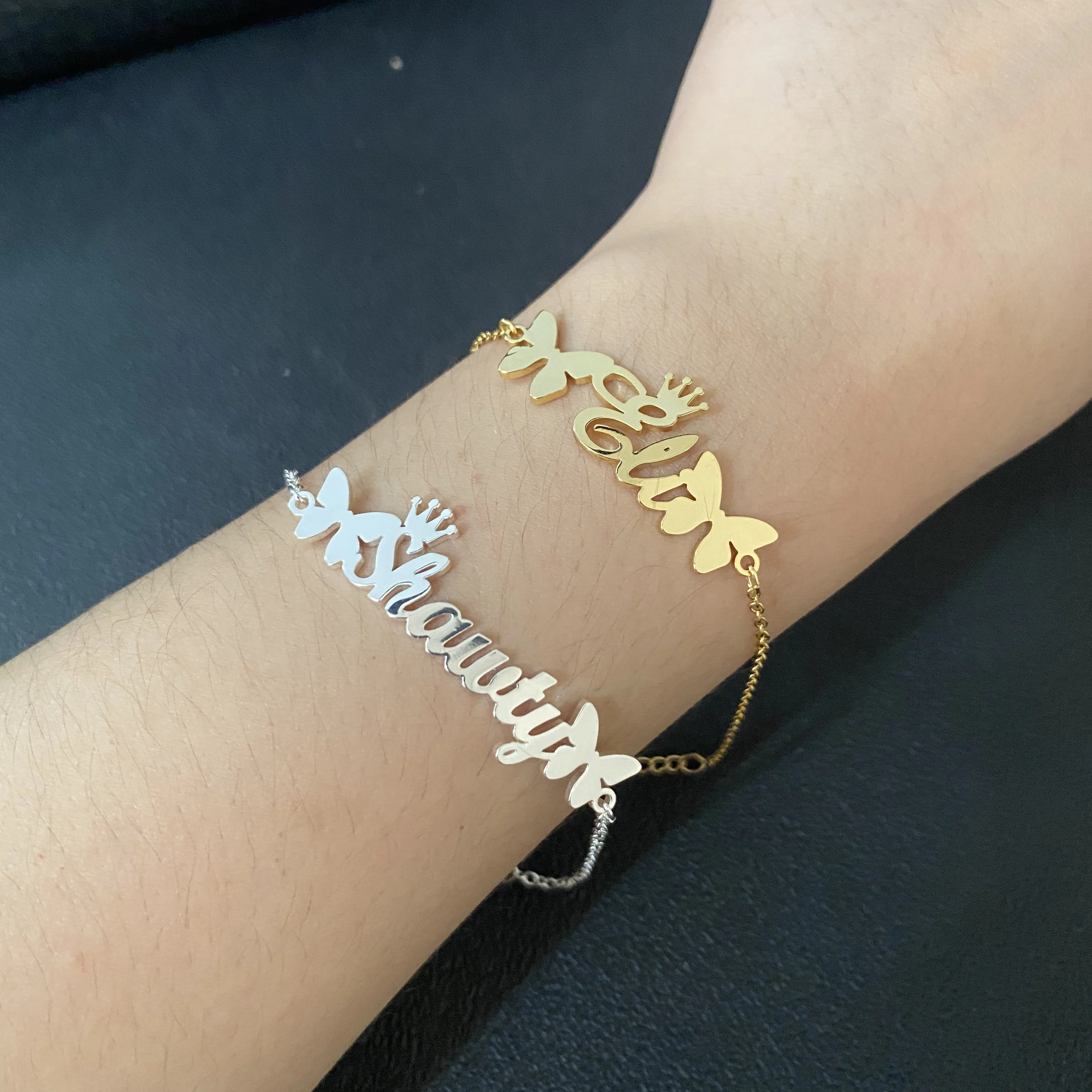 Foot Jewelry Stainless Steel Custom Name Anklet Women Waterproof Jewelry Factory