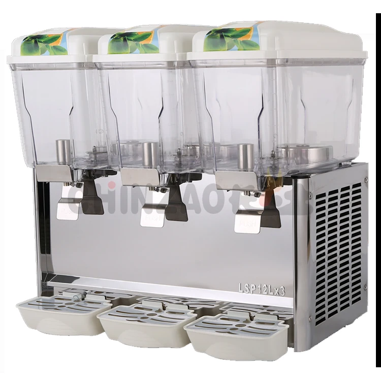 Hot Sale Commercial Three Tanks 18L Cold Beverage Liquid Dispensing Machine Frozen Carbonated Beverage Machine